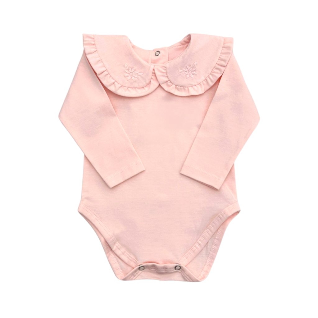 1241 - Body con cuello bordado
