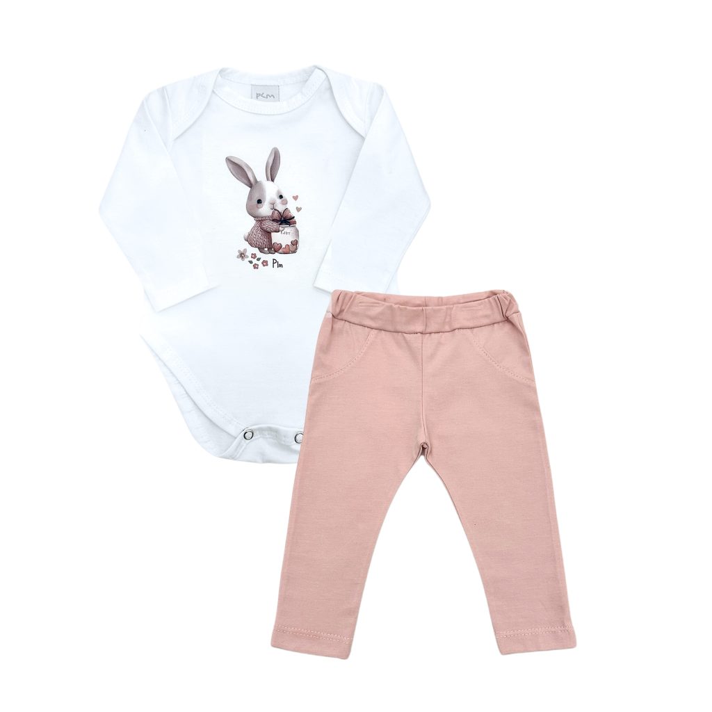1618 - Set body americano con estampa y pantalón