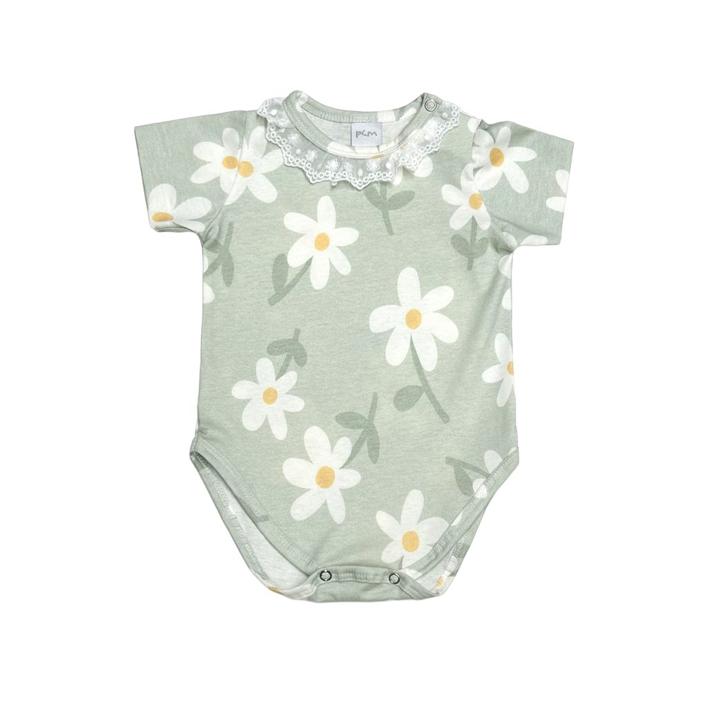 1139 - Body con puntilla jersey estampado