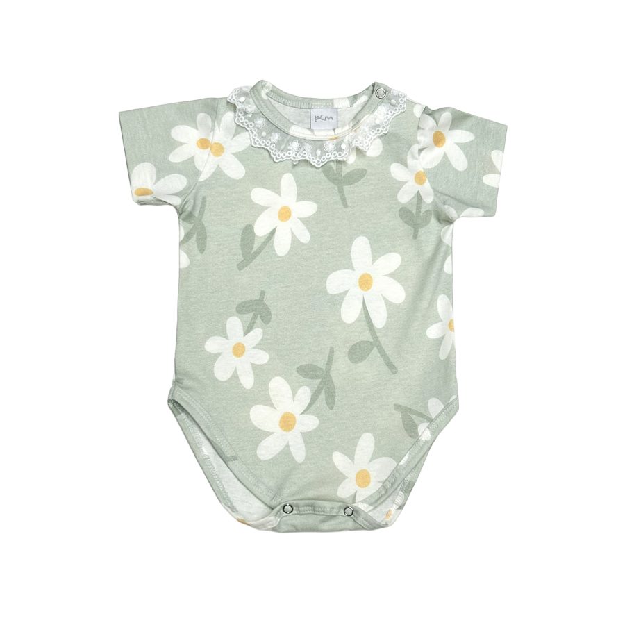 1139 - Body con puntilla jersey estampado
