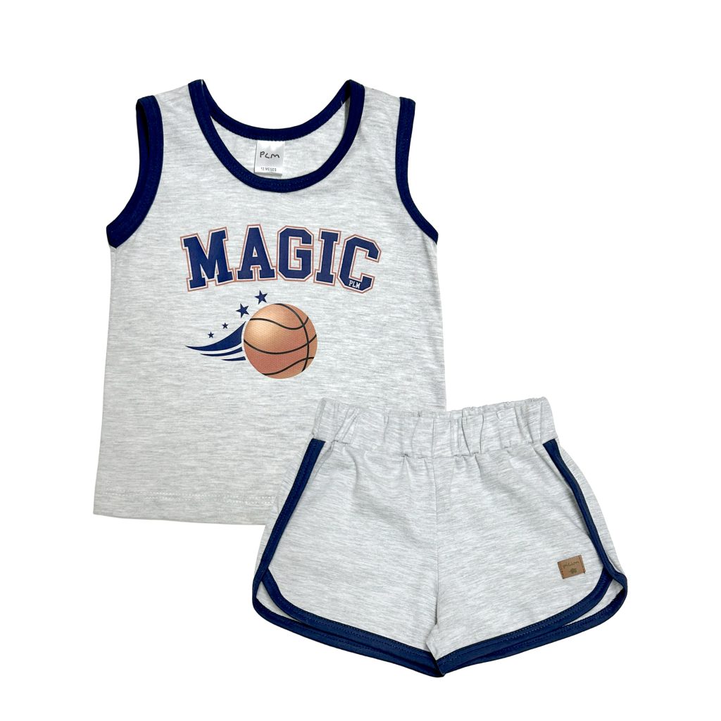 1228 - Conjunto musculosa deportiva y short con estampa