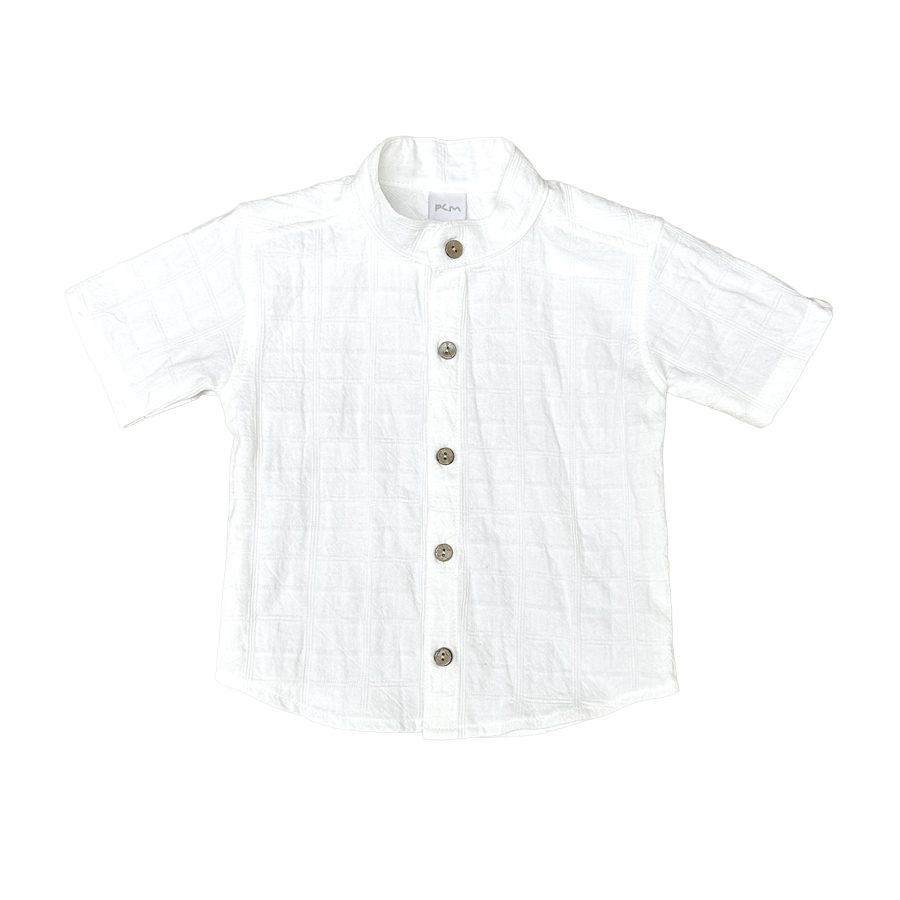 1245 B - Camisa con cuello mao