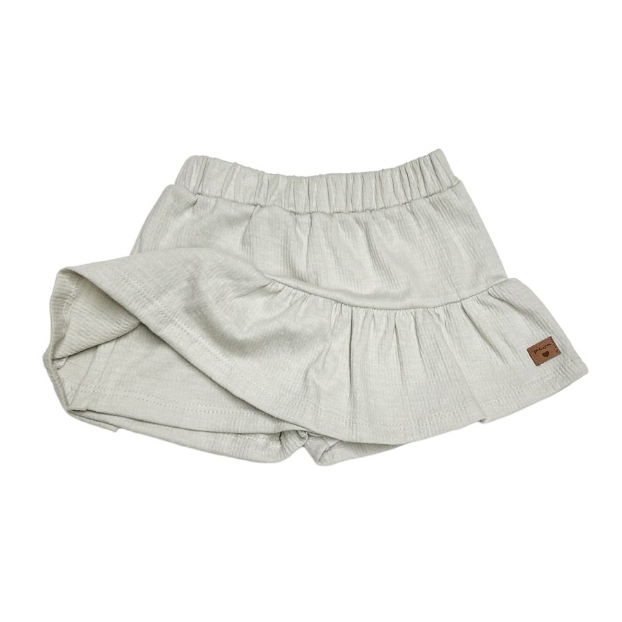 1708 - Pollera short en bambula elastizada