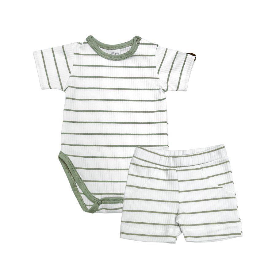 7030 - Set body manga corta y short